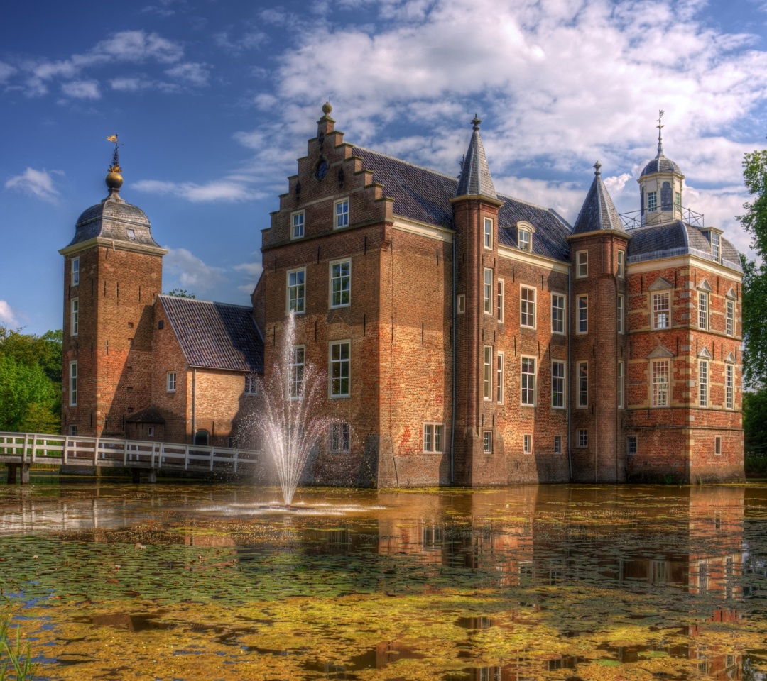 Netherlands Kasteel Ruurlo wallpaper 1080x960