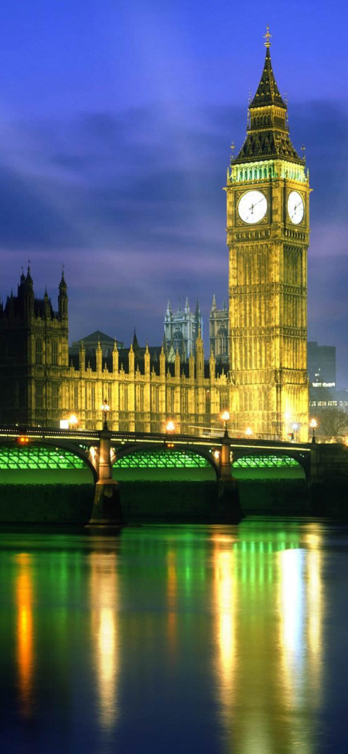 Palace Of Westminster At Night wallpaper 1170x2532