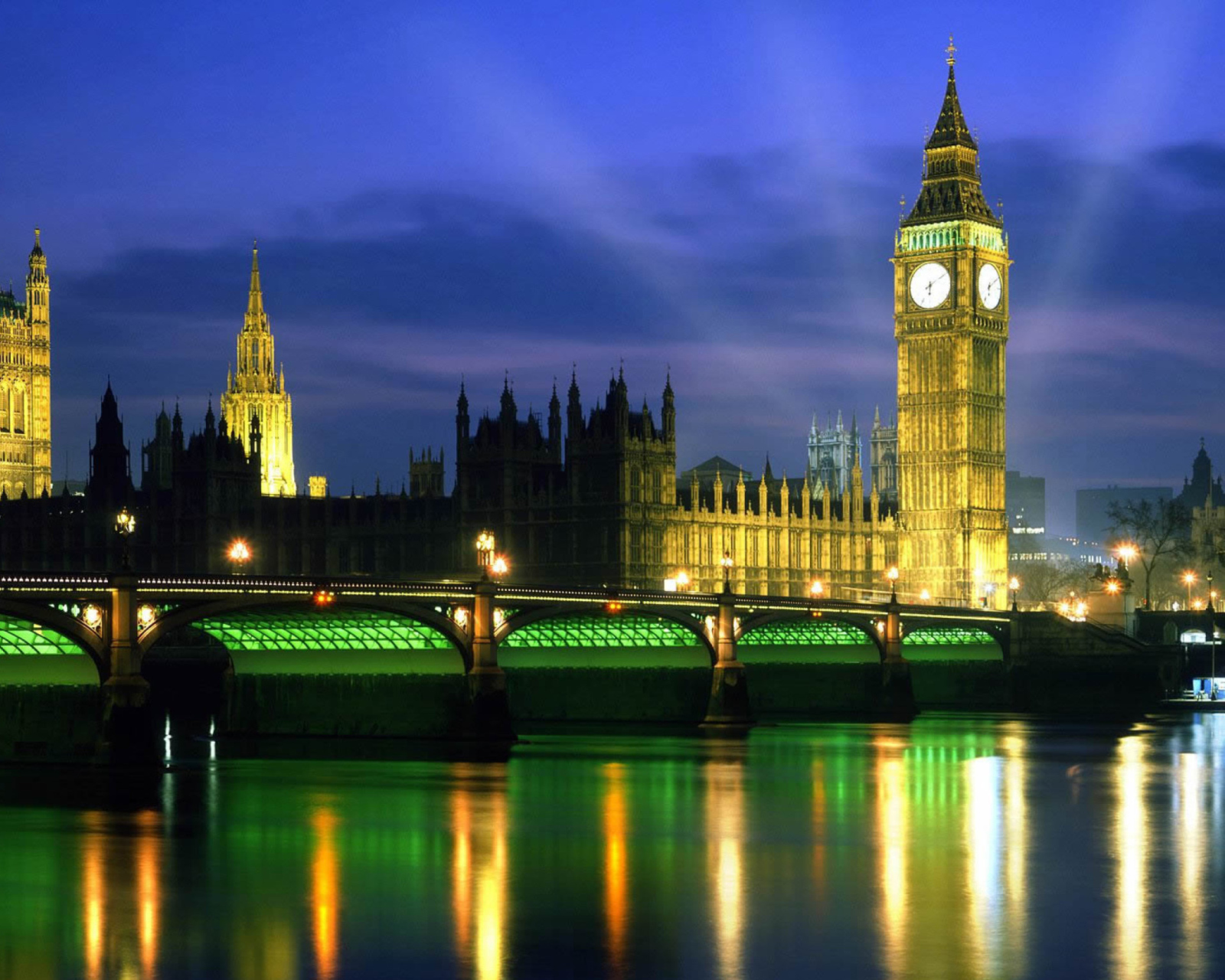 Fondo de pantalla Palace Of Westminster At Night 1600x1280
