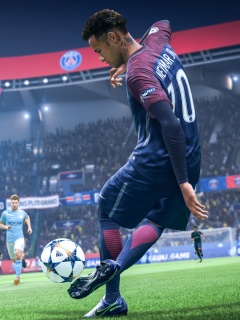 Fondo de pantalla Fifa 19 Neymar 240x320