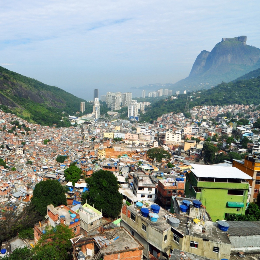 Fondo de pantalla Rio De Janeiro Slum 1024x1024