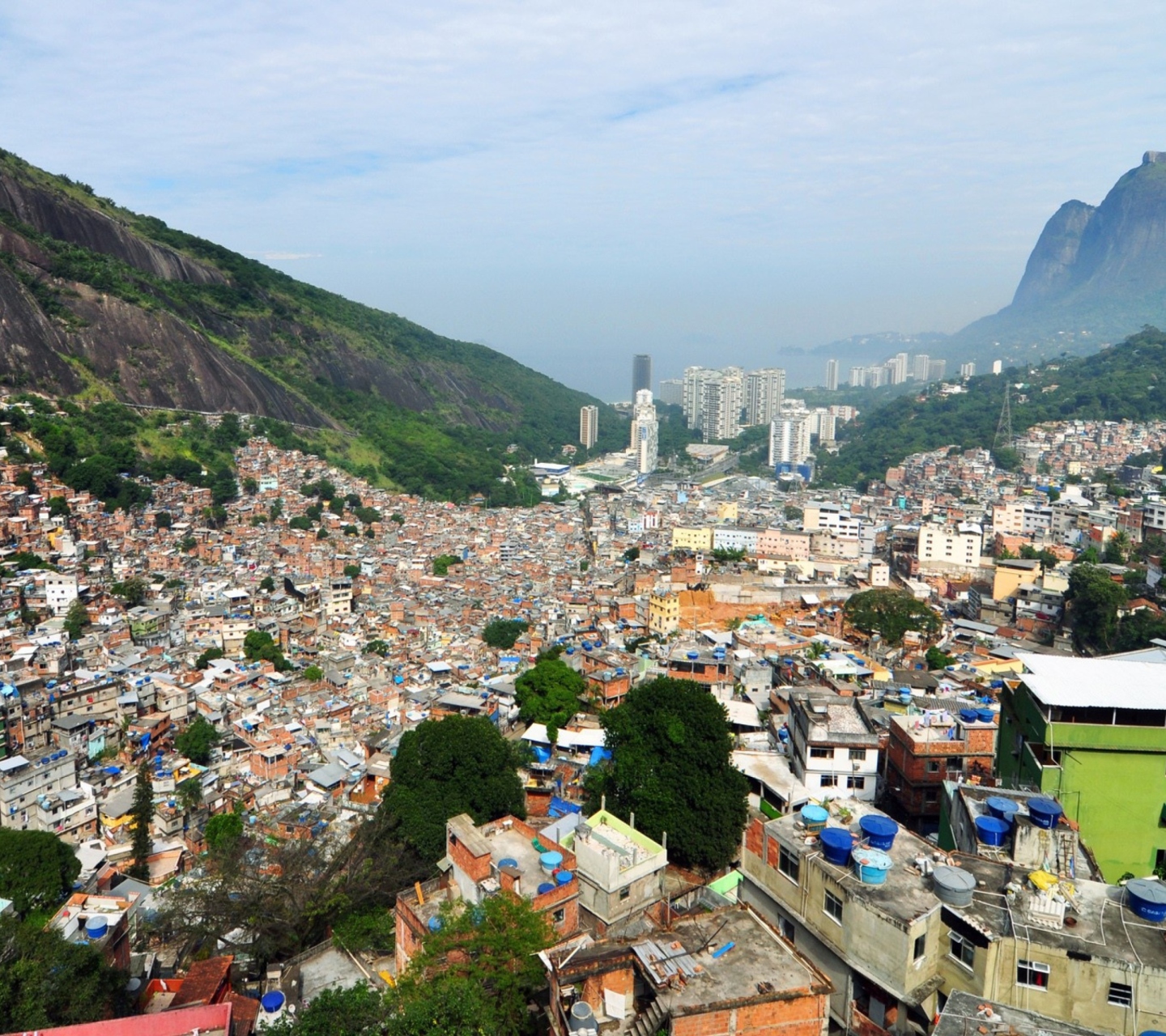 Das Rio De Janeiro Slum Wallpaper 1440x1280