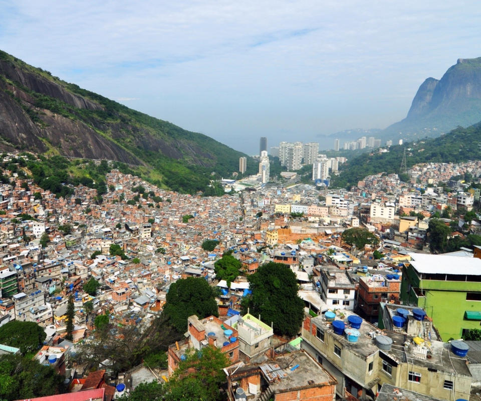Fondo de pantalla Rio De Janeiro Slum 960x800