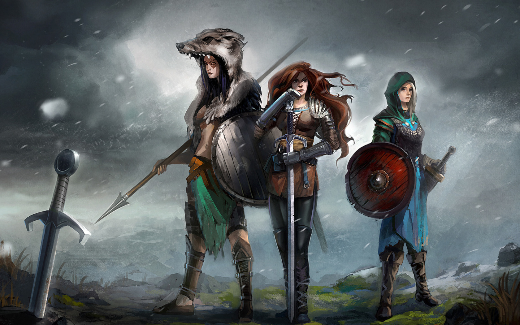 Warriors Valkyries, Norse Mythology screenshot #1 1680x1050