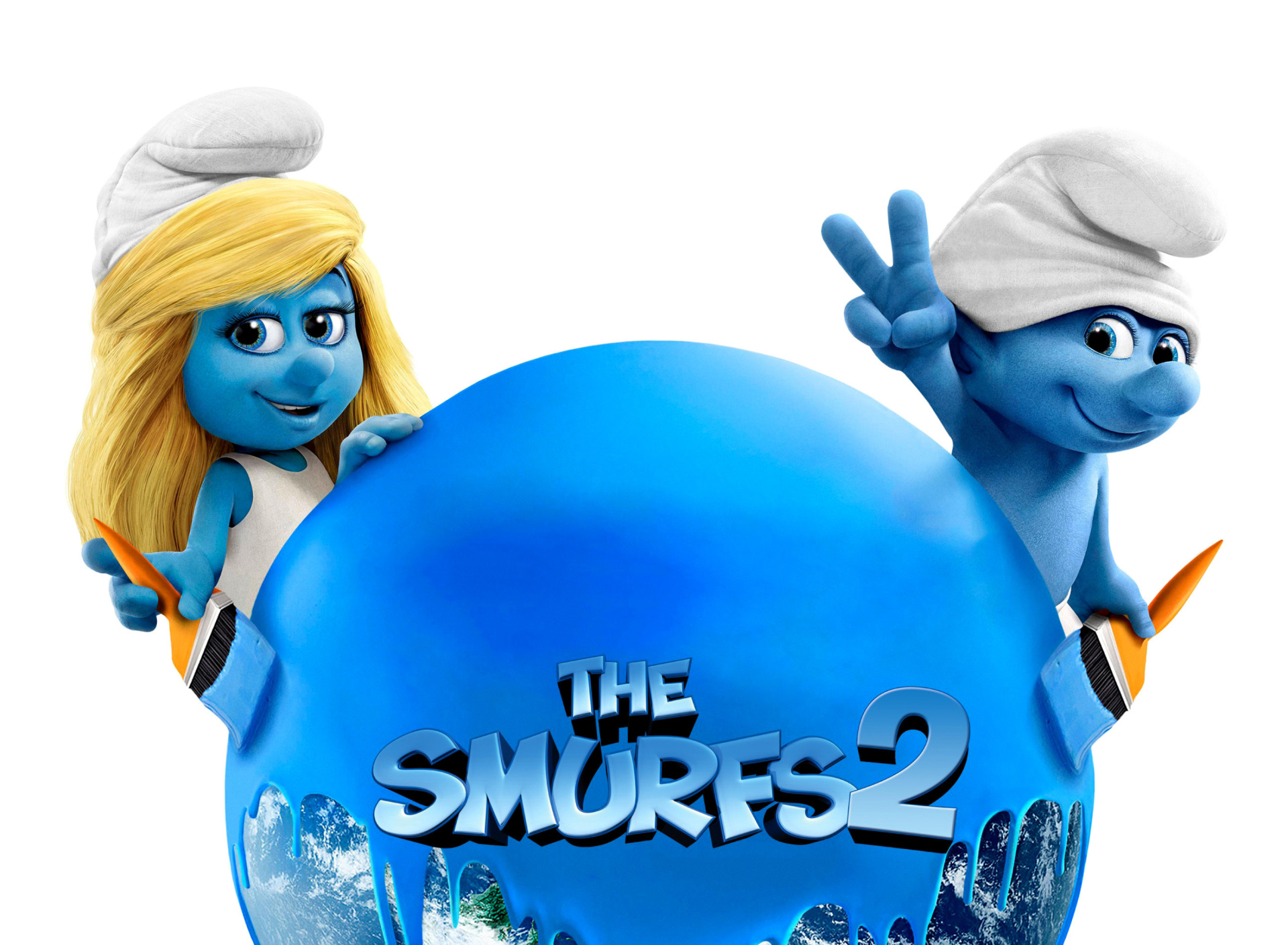 Das The Smurfs 2 Wallpaper 1920x1408