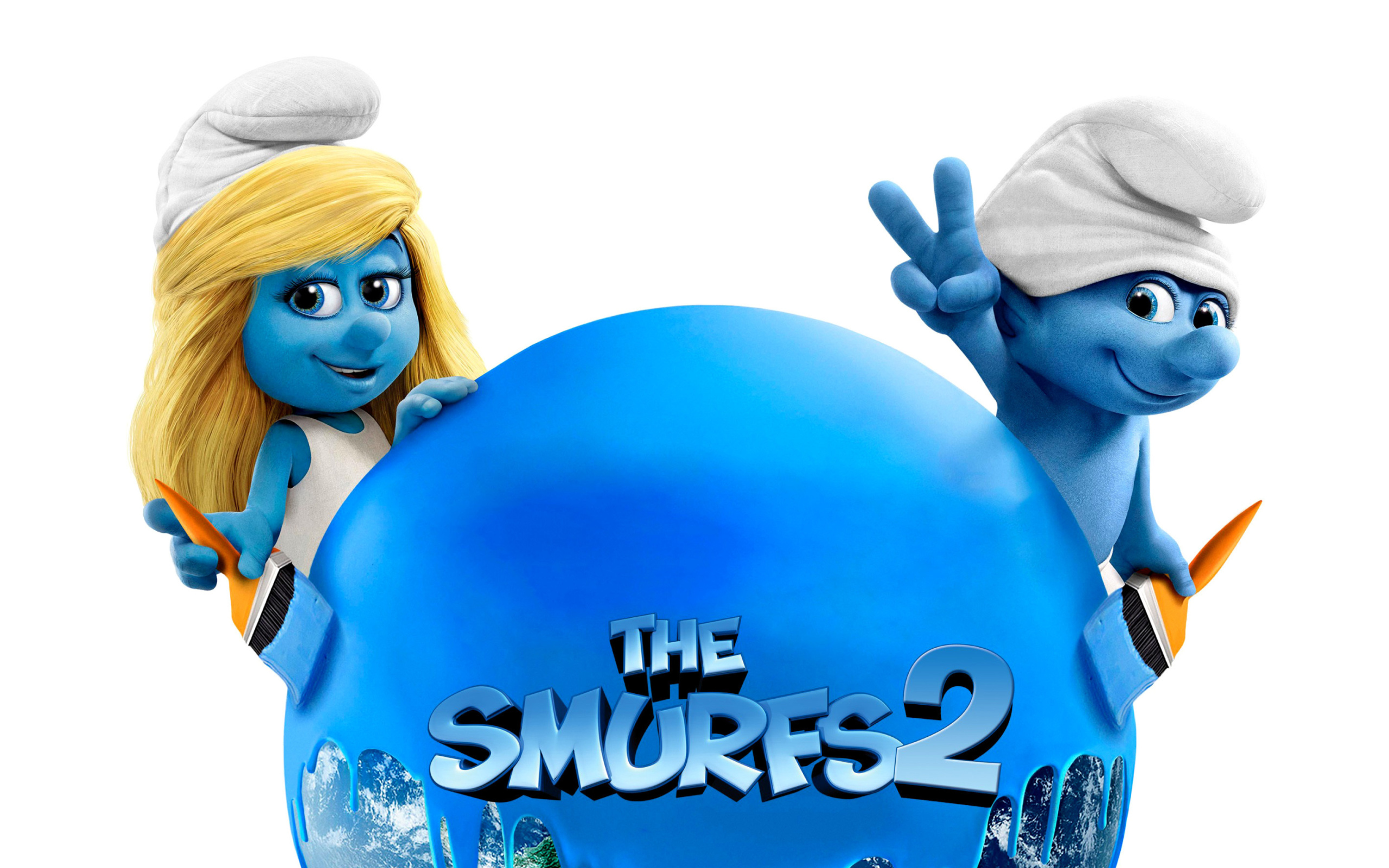 Fondo de pantalla The Smurfs 2 2560x1600