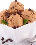 Coffee Ice Cream wallpaper 128x160