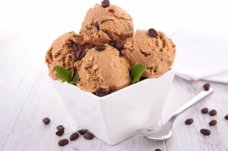 Coffee Ice Cream Picture for Android, iPhone and iPad