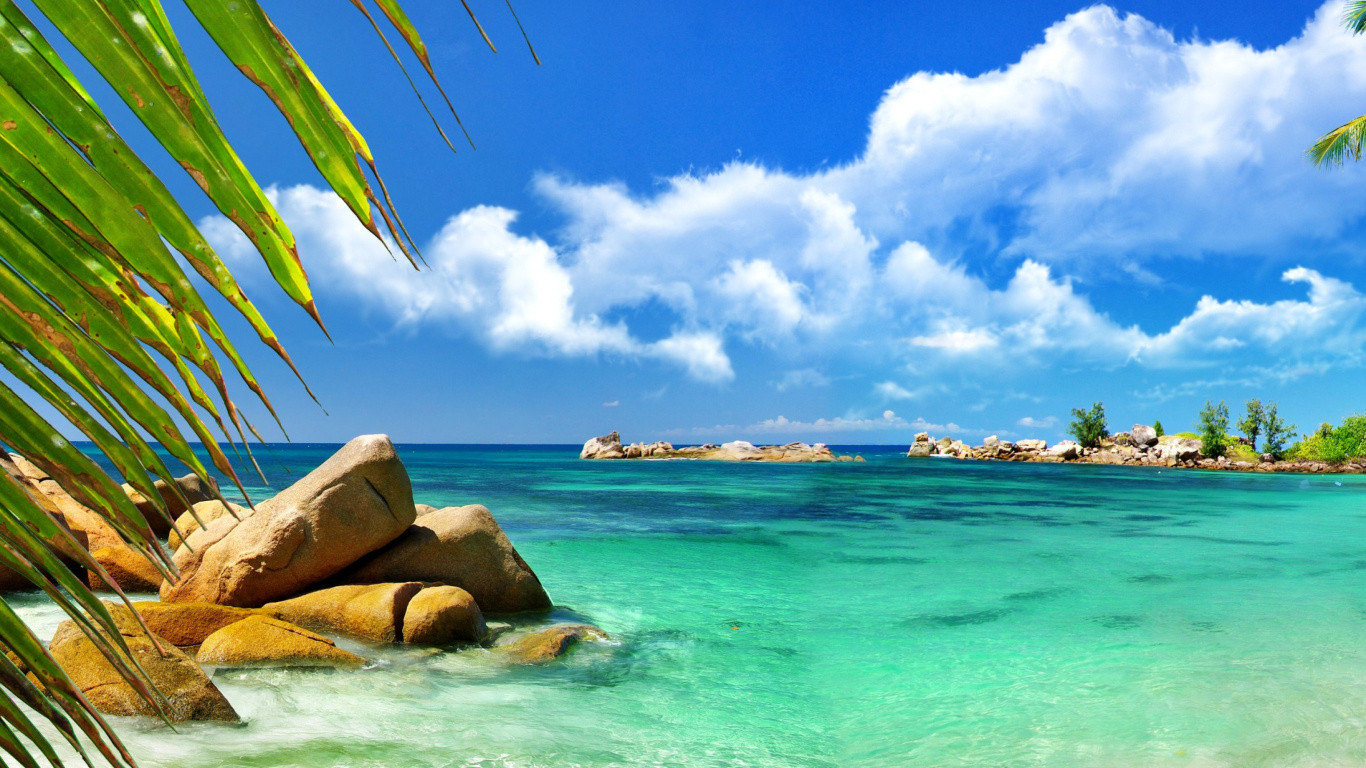 Aruba Luxury Hotel and Beach wallpaper 1366x768