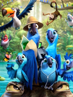 Rio 2 Movie wallpaper 240x320