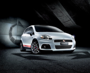 Das Fiat Grande Punto Abarth Wallpaper 176x144