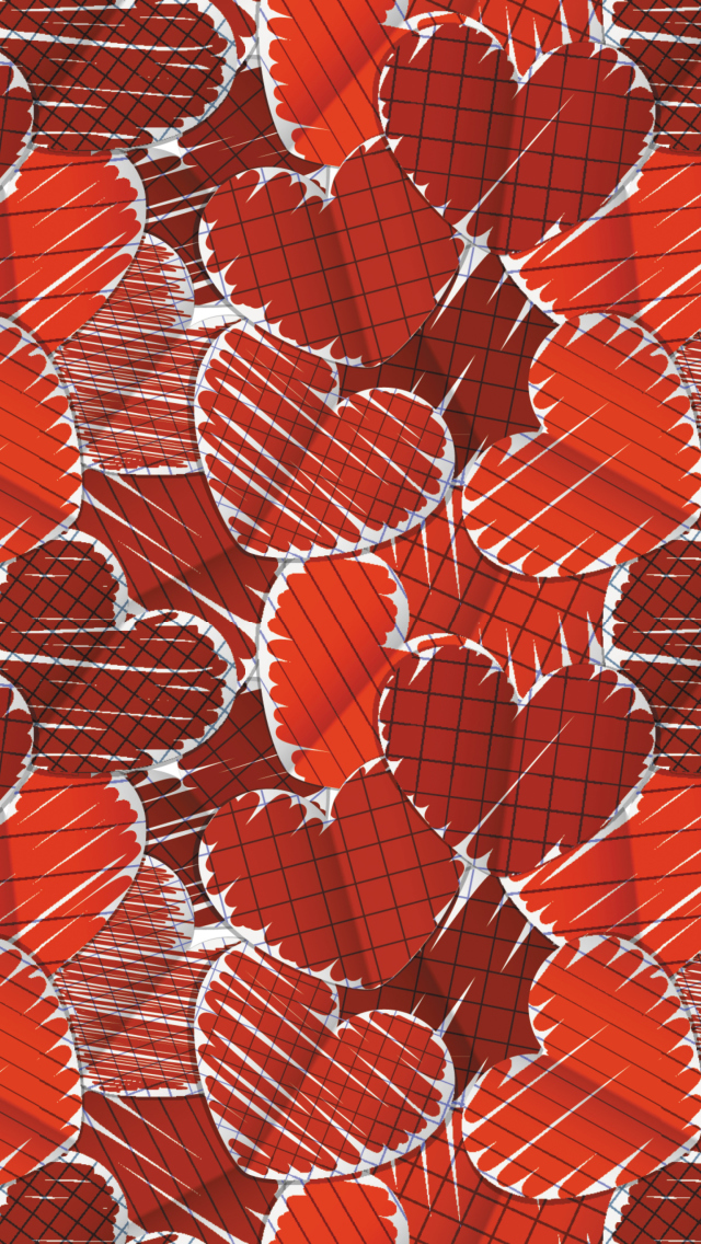 Screenshot №1 pro téma Valentine's Hearts 640x1136