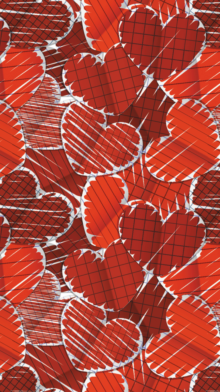 Valentine's Hearts wallpaper 750x1334