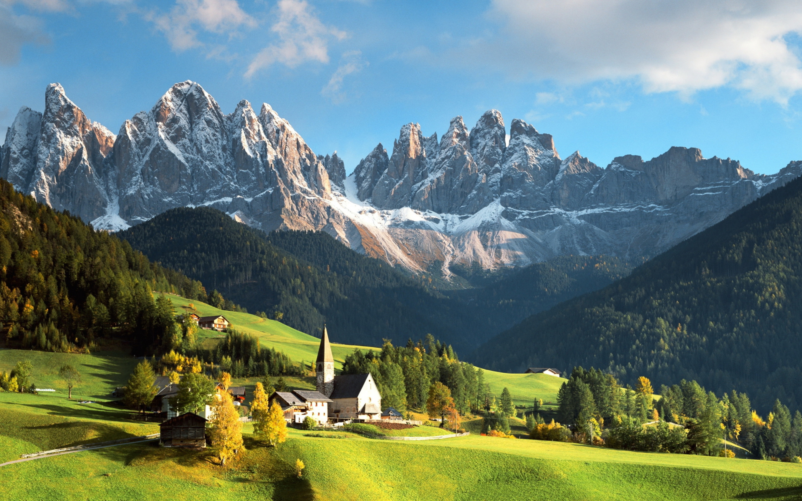Das House In Italian Alps Wallpaper 2560x1600
