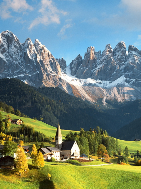 House In Italian Alps screenshot #1 480x640