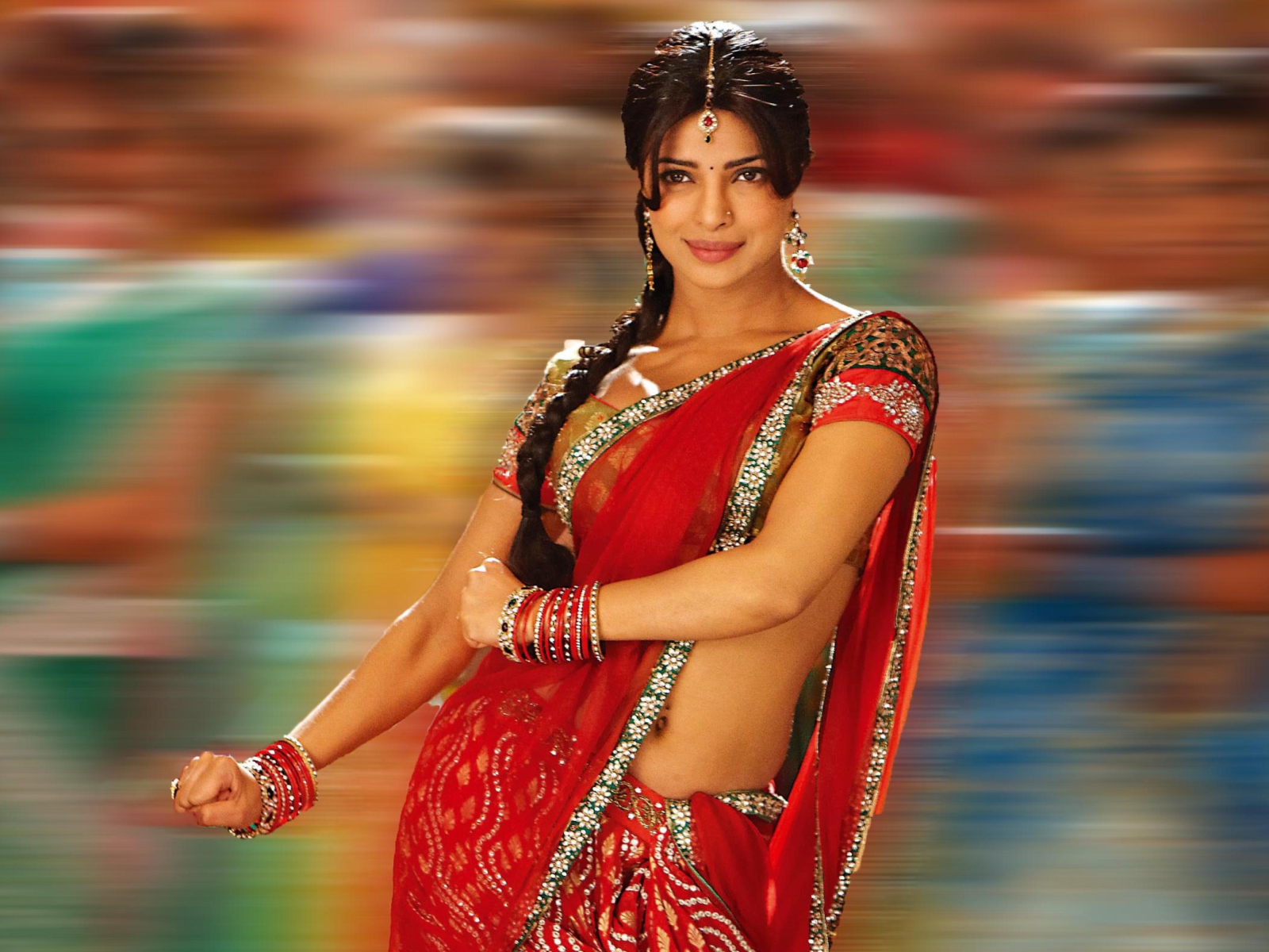 Fondo de pantalla Priyanka Chopra In Saree 1600x1200