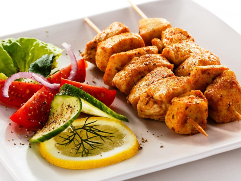 Screenshot №1 pro téma Chicken Skewers 800x600