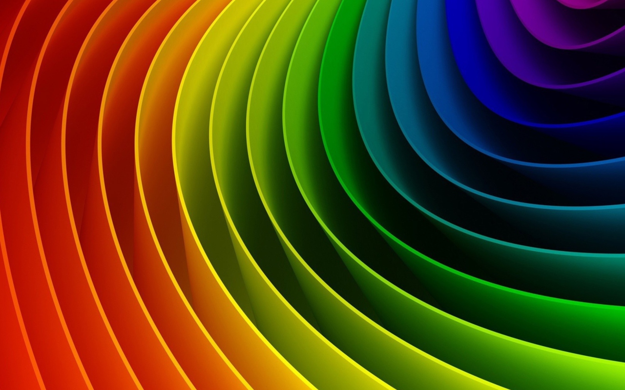 Das Abstract Rainbow Wallpaper 1280x800
