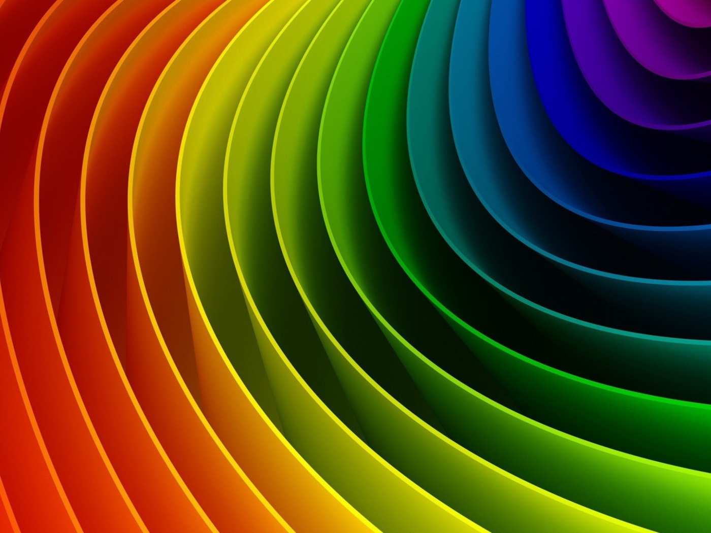 Das Abstract Rainbow Wallpaper 1400x1050