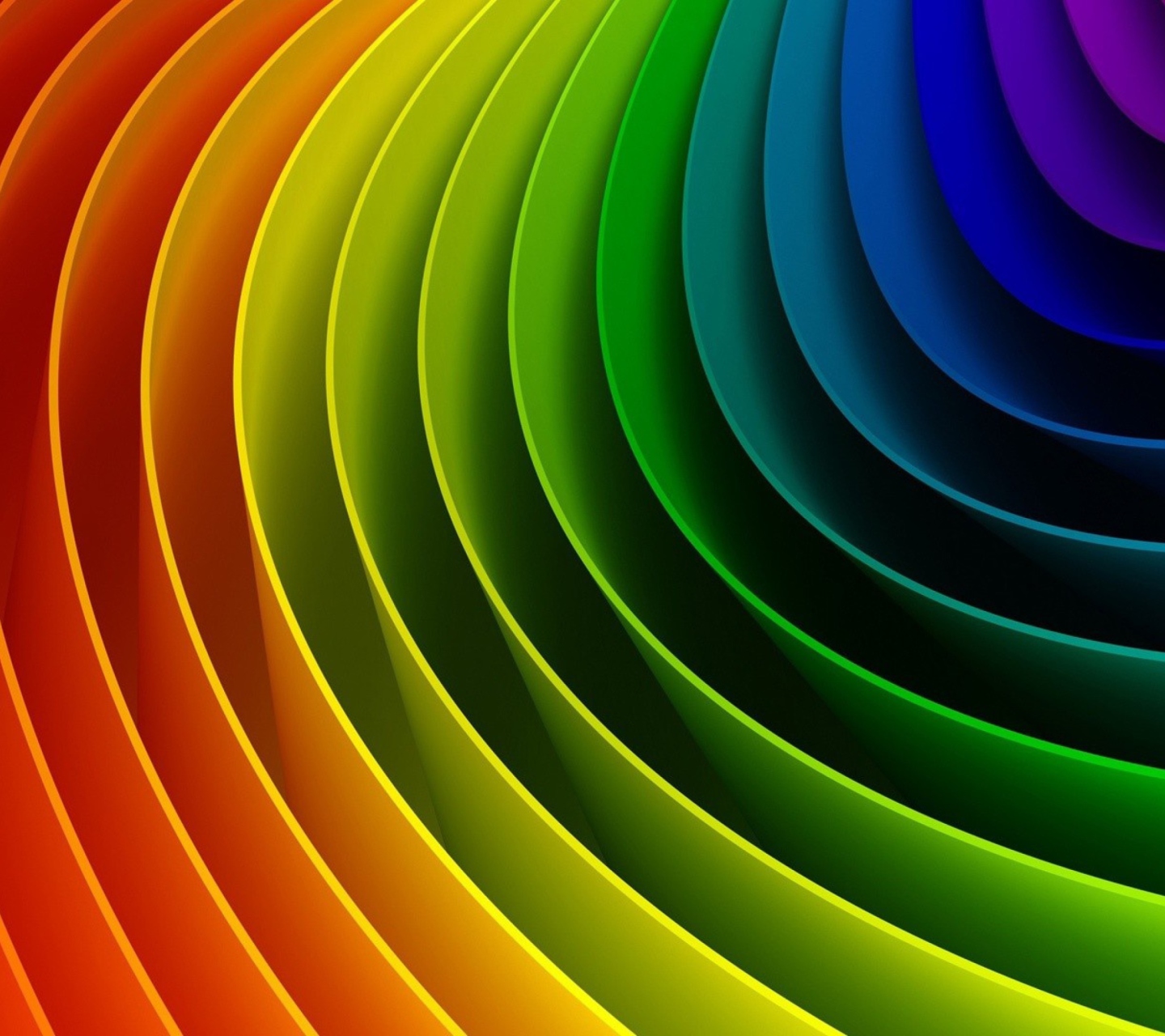 Abstract Rainbow screenshot #1 1440x1280