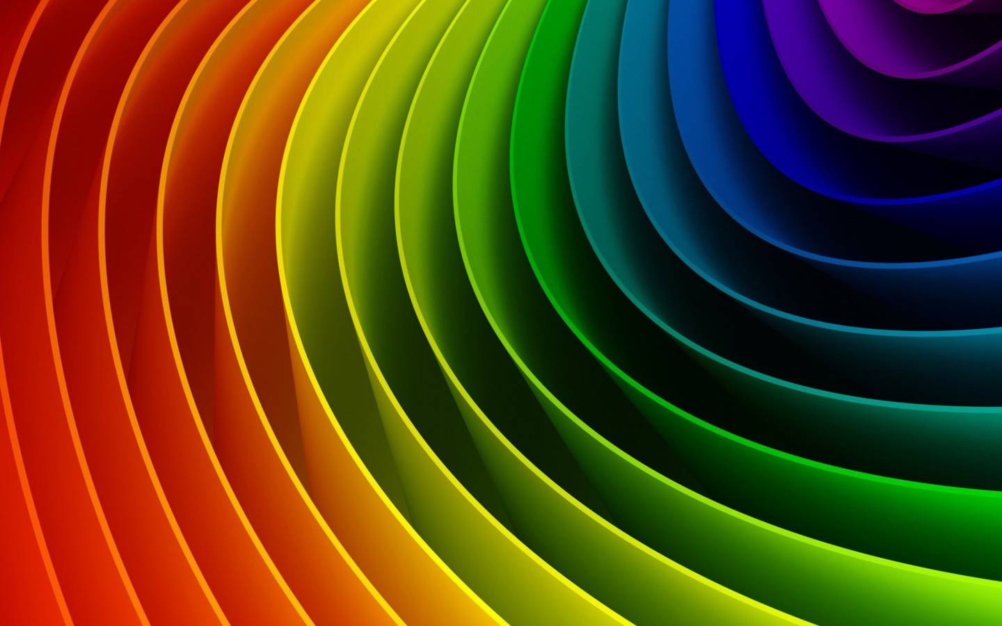 Abstract Rainbow screenshot #1 1440x900