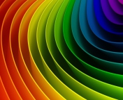 Das Abstract Rainbow Wallpaper 176x144