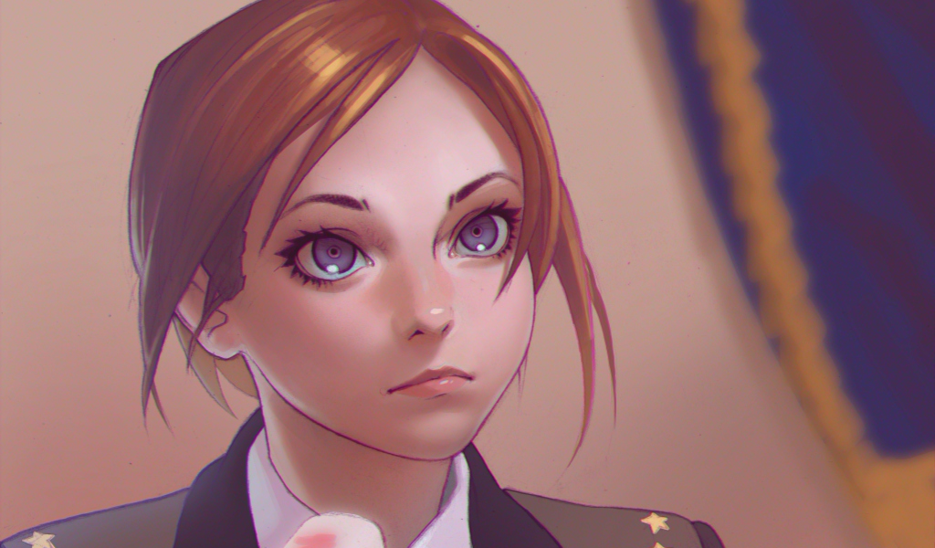 Das Natalia Poklonskaya Anime Girl Wallpaper 1024x600