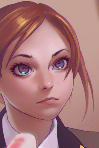 Das Natalia Poklonskaya Anime Girl Wallpaper 320x480
