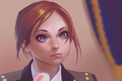 Natalia Poklonskaya Anime Girl wallpaper 480x320