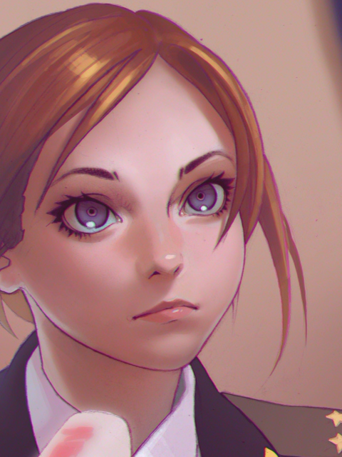 Screenshot №1 pro téma Natalia Poklonskaya Anime Girl 480x640