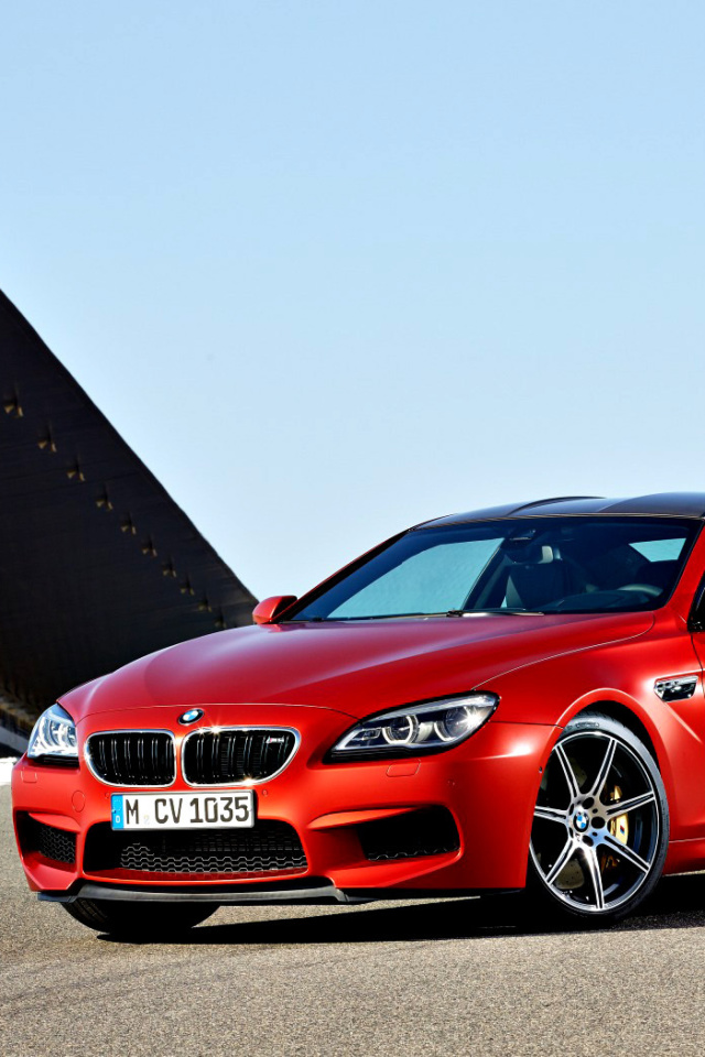 Обои BMW M6 Coupe 2015 640x960
