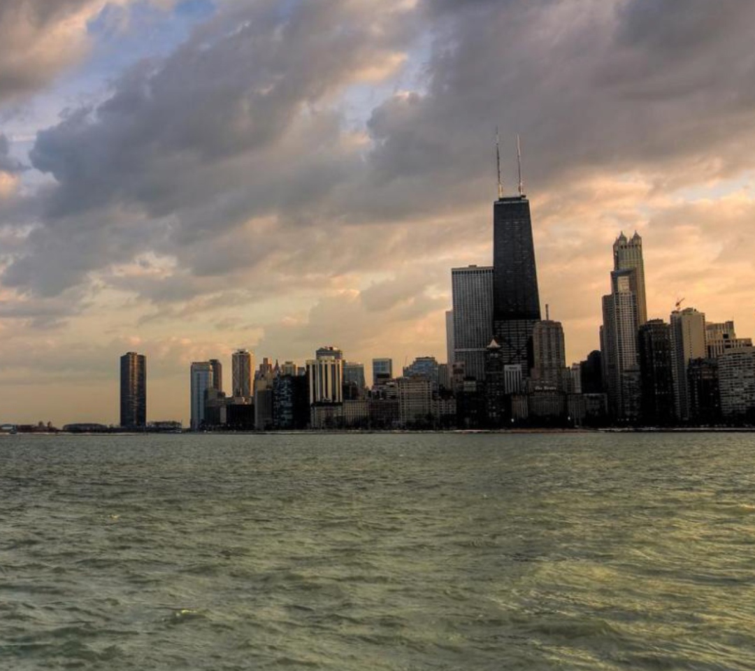 Das Chicago Skyline Wallpaper 1080x960