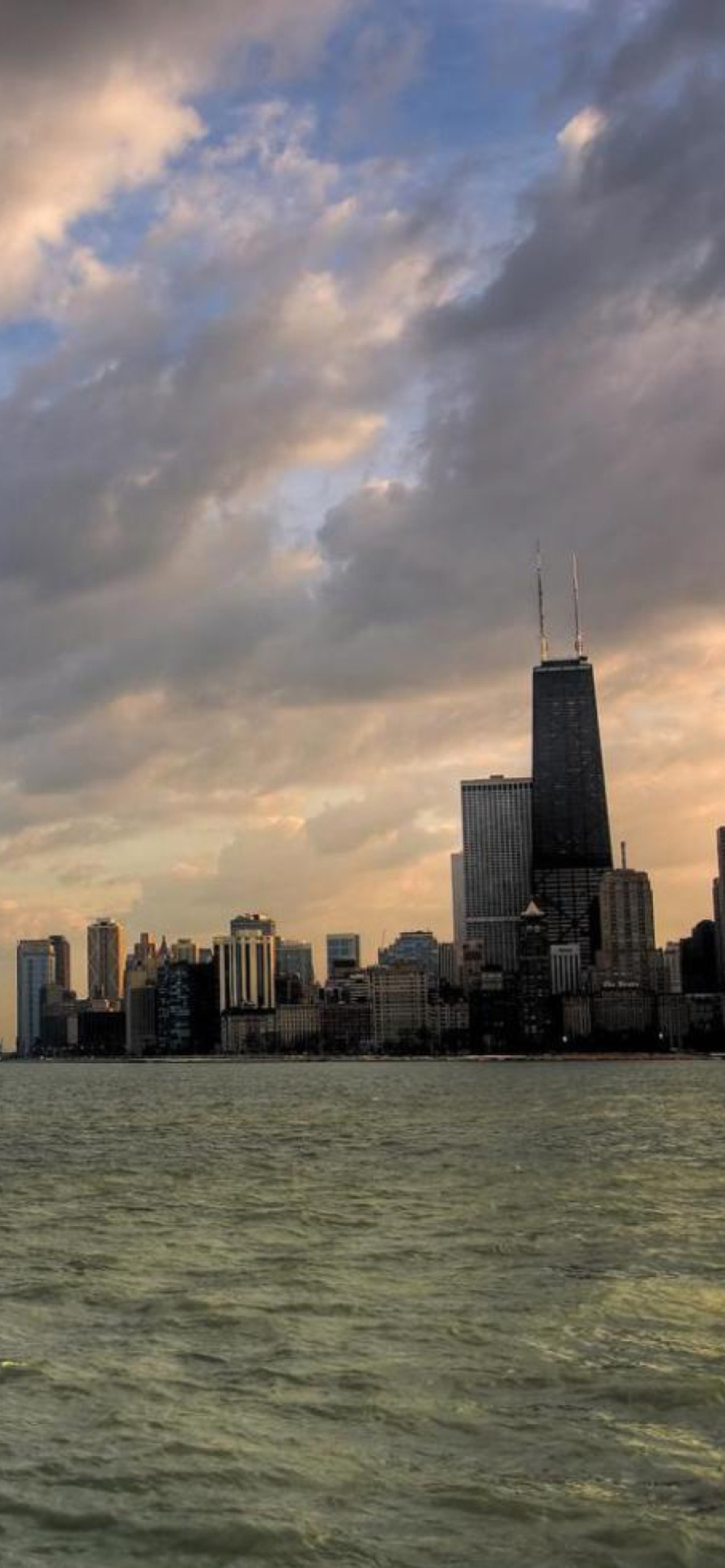 Das Chicago Skyline Wallpaper 1170x2532