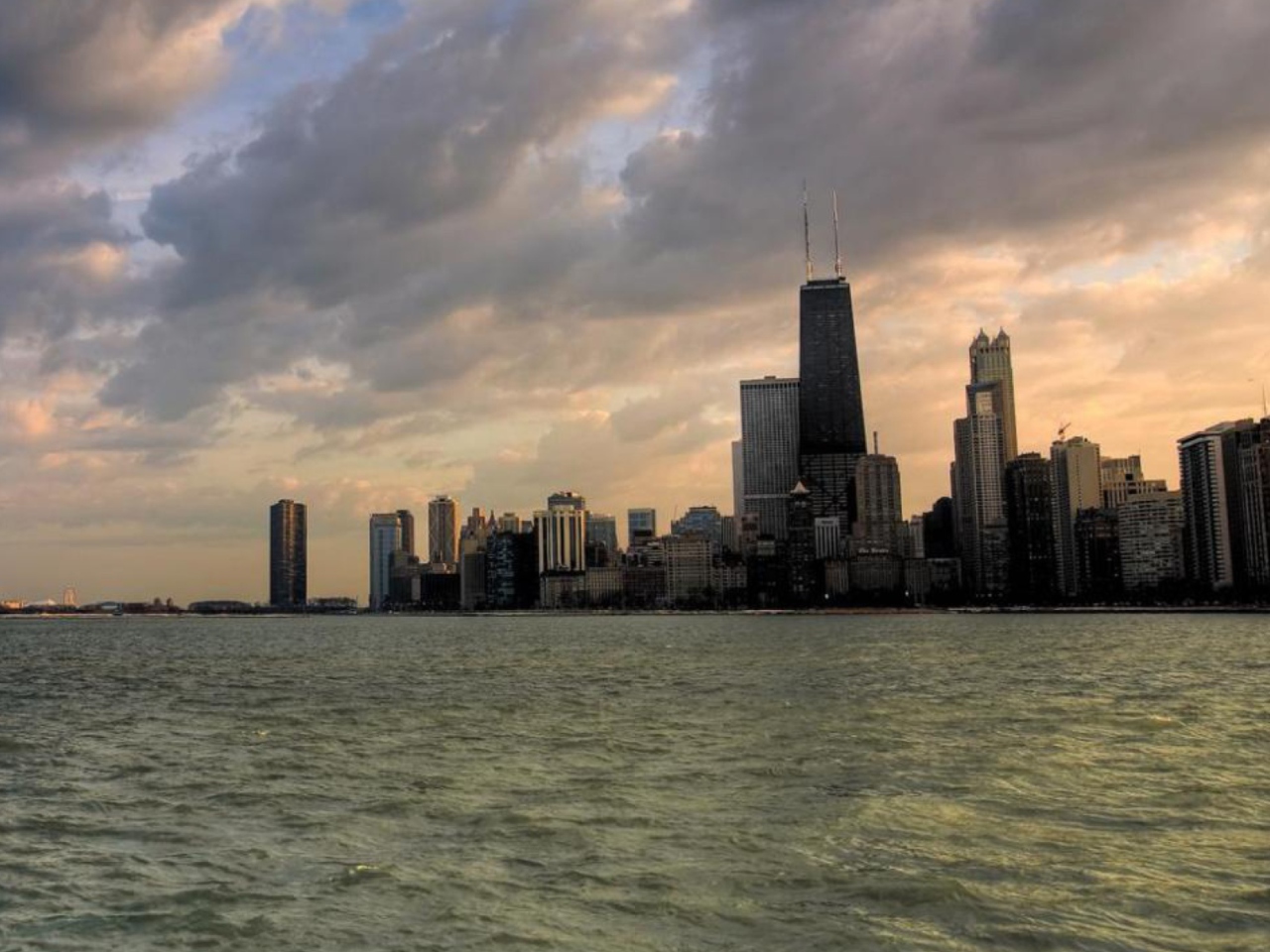 Das Chicago Skyline Wallpaper 1280x960