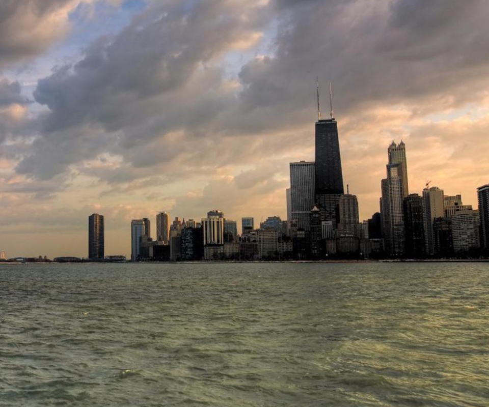 Chicago Skyline wallpaper 960x800