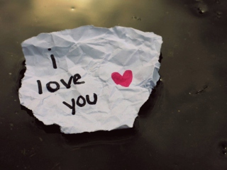 Обои I Love You 320x240