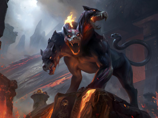 Cerberus wallpaper 320x240