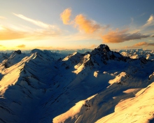 Fondo de pantalla Swiss Alps 220x176