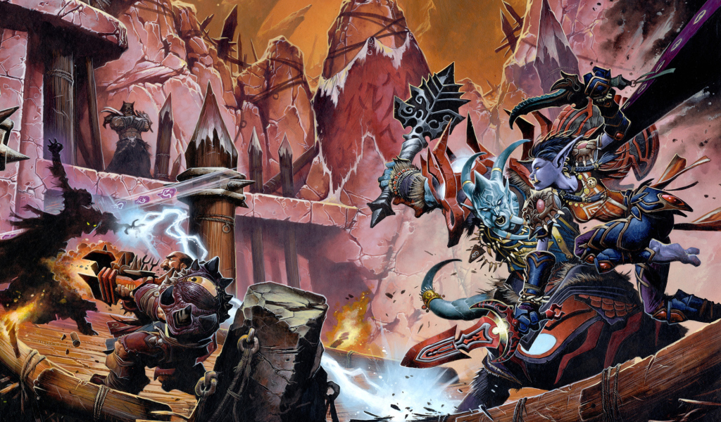 Das World of Warcraft Wallpaper 1024x600