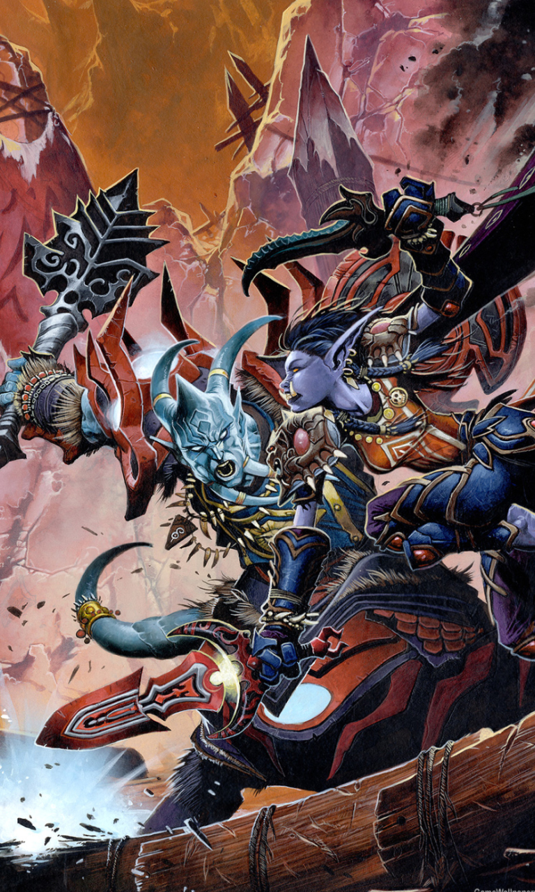 Das World of Warcraft Wallpaper 768x1280