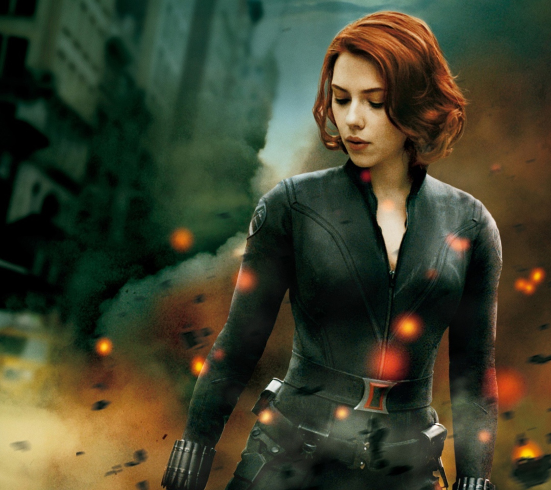 Das The Avengers - Black Widow Wallpaper 1080x960