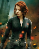 Fondo de pantalla The Avengers - Black Widow 128x160