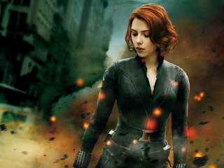 Screenshot №1 pro téma The Avengers - Black Widow 320x240