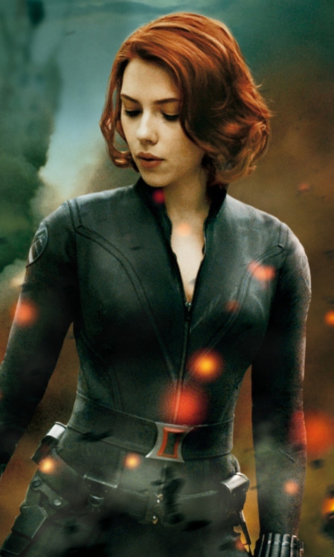 Fondo de pantalla The Avengers - Black Widow 480x800
