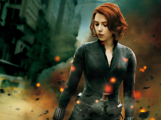 Fondo de pantalla The Avengers - Black Widow 640x480