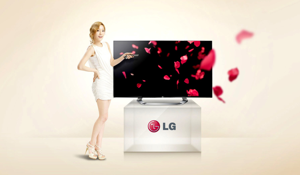 LG Smart TV wallpaper 1024x600