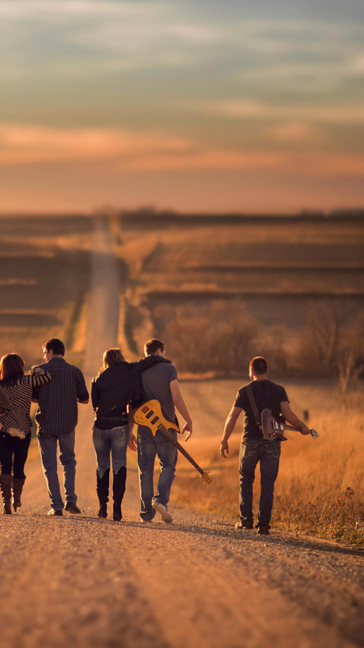 Music Band On Road screenshot #1 750x1334