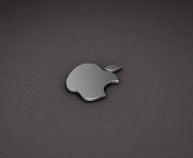 Sfondi Apple Logo Metallic 176x144
