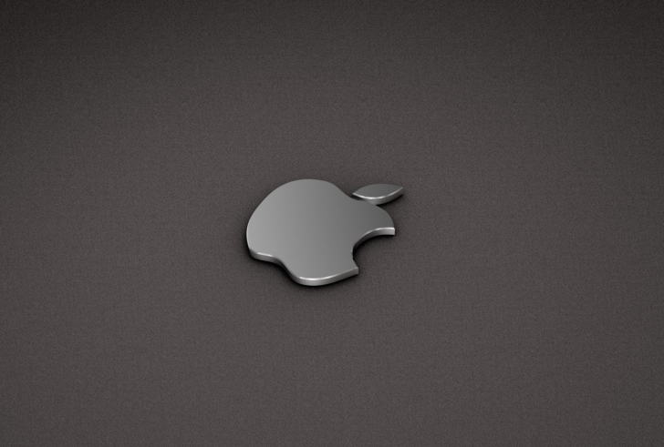 Apple Logo Metallic wallpaper