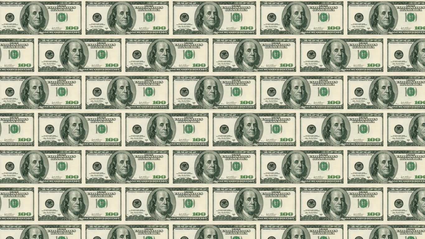 Das Money Money Money Wallpaper 1366x768